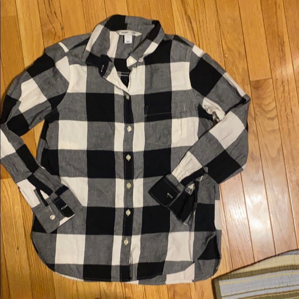 Women’s old navy fleece button down